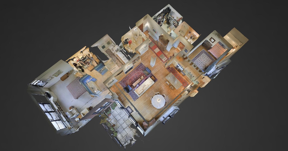 3D trong bất động sản bằng công nghệ thực tế ảo tăng cường.